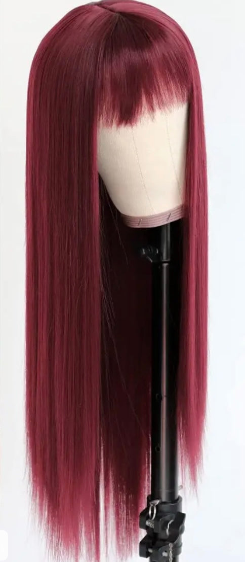 24 Inch Wig Synthetic Heat Resistant